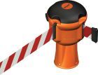 Skipper Absperrsystem rot weiß diagonal gestreift 9 m
