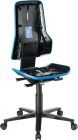Basisstuhl ESD NEON 2 blau mit Rollen perman