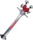 Klotz Standrohr DN80C 2 Abgänge CC mit Ventilen 110 cm