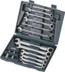 KS Tools Ratschenschlüssel-Satz 16-tlg. 8-19mm gerade