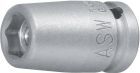 ASW Kraft-Steckschlüssel-Einsatz 1/4" 8mm Magnet