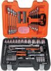 Bahco Steckschlüsselgarnitur 1/4"+1/2"91tlg. S910