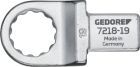 Gedore Einsteck-Ringschlüssel 17mm 9x12mm 4kt.