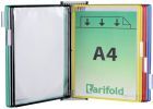 Tarifold Wandsichttafelsystem A4 magnetisch mit 10 Tafeln