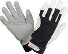 Hase Safety Gloves Handschuh, Nappaleder, mit Klett., Gr. 8
