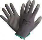 Fortis Handschuhe Strickhandschuhe Fitter PU/Nylon, Gr. 7, grau