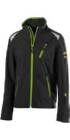 Fortis Kids Jacke 24, Black/limegreen,Gr110-116