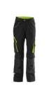 Fortis Damen Bundhose 24,Black/lime green, Gr. 48