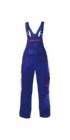 Fortis H-Latzhose 24, Blue/red,Gr.30