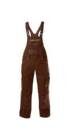 Fortis H-Latzhose 24, Brown/beige,Gr.64