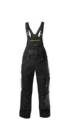 Fortis H-Latzhose 24, Black/lime green, Gr. 29