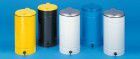 Var Abfallbehälter m.Pedal H700 mm D450 mm grau
