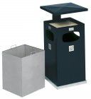 Var Kombi-Ascher grau 3fach 72l incl. Inneneimer