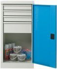 Orgami Stahlschrank RAL7035/50121000x500x500 4 Schubladen