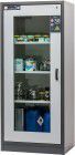 Asecos Schrank Q-Classic-30 Fenster 1Tür 3FB,Grau