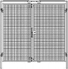 TTS Doppelflügeltür 2480x2000 mm RAL 1018