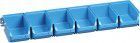 Sichtboxen-Set blau 613x165x75 mm