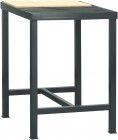 KLW Schweißtisch 7016 625x625x850 Rost/Schamott