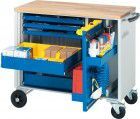 RAU Werkstattwagen B1000 BP 5SL 1LW grau/blau