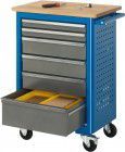 Rau Rollwerkbank, bl/anthr 675x450x950, 6 Sb.,bu
