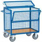 FETRA Drahtkastenwagen Transportwagen 2763 1200x800mm m.Deckel