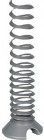 Hammerbacher Kabelspirale silber 90x700-1114mm