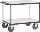 FETRA ESD Tischwagen Transportwagen m. 2 LF 500kg 1200x800 mm