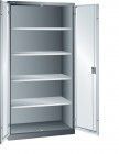 LISTA Flügeltürschrank 7035 m.4Böden,Vollblech