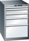 LISTA Schubladenschrank blau H800,5 Schubladen