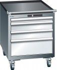 LISTA Schubladenschrank blau H723,4 Schubl.