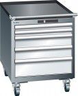LISTA Schubladenschrank Selection 75F 27x36E H723,5 SL,Key,R5012