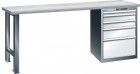 LISTA Werkbank 1500x700x840 mm Multiplex40,1Schr.5SL,gra