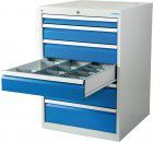 Bedrunka+Hirth Schubladenschrank 705 6 Sbl. VA inkl. ET-Set