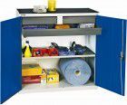 Stumpf Materialschrank 3000 1000x1000x500 gr/bl 2SL