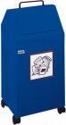 Stumpf Wertstoffsammler 45l fahrbar, blau