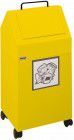 Stumpf Wertstoffsammler 45 l mobil gelb