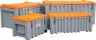 CEMO CEMbox 250 grau/orange 250 Ltr. kranbar