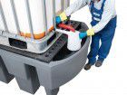 Asecos IBC-Station PE 1280x1910x860mm,PE-Stellf