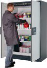 Asecos Gefahrstoffschrank Q-Clas90B900mm,3FB,LB+BAW