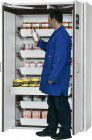 Asecos Gefahrstoffschrank S-Clas90B900mm,6VA,R7035