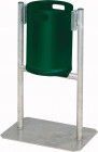 Var Abfallbehälter 30 l grün 490x430xH900 mm