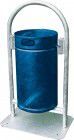 Var Abfallbehälter 60 l blau 600x400x1100 mm o.Dach