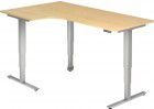 mm Schreibtisch Nuss von 620 - 1270