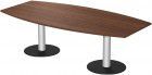 Geramöbel Konferenztisch 800/1200 x 2000 FF Nußbau