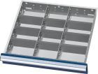 Forum Metalleinteilungen FS6 200/175mm 12 Fächer für Schubladen