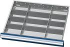 Forum Metalleinteilungen FS7 75mm 12 Fächer für Schubladen