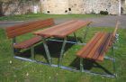 Lignit Bank Tisch Bank nordische Fichte