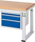 Rau Unterbau-Container für Werkbänke Serie adlatus 600 2 Schubladen 580x650x440mm
