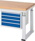 Rau Unterbau-Container für Werkbänke Serie adlatus 600 3 Schubladen 580x650x440mm