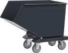 FETRA Muldenkipper 500 kg 600 Liter mit Ablasshahn grau